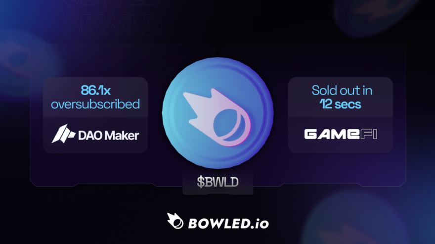 $BWLD token’s IDO closes within seconds with massive demand.